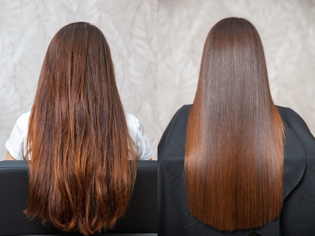 magic sleek before and after