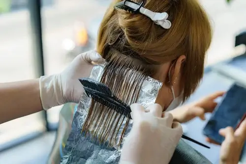 hair-highlight process